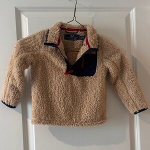 Vineyard Vines Stillwater Sherpa Quarter Zip Fleece Pullover